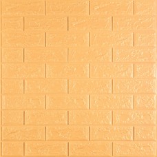 3D панель самоклеющаяся 700x770x5мм кирпич Желто-песочный (009-5) SW-00000028
