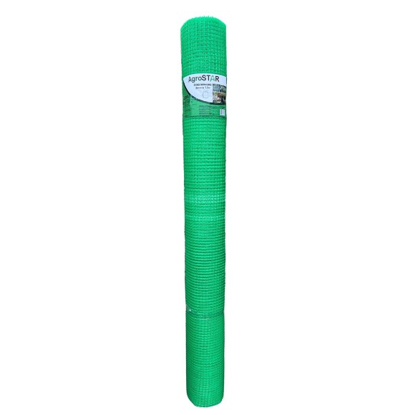 Сітка вольєрна 12*14"AgroStar"1.5*200 м (зелена)