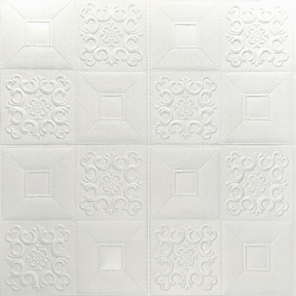 Самоклеющаяся декоративная потолочно-стеновая 3D панель фигуры 700x700x3мм (114-3) SW-00000697