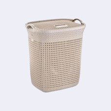 Кошик для білизни бежевий 35л Sakarya Plastik 8010