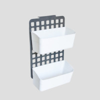 Органайзер навесной Omak Plastik Deco Bella 2 больших корзины 110x250x360 мм