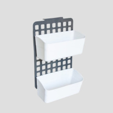 Органайзер навесной Omak Plastik Deco Bella 2 больших корзины 110x250x360 мм