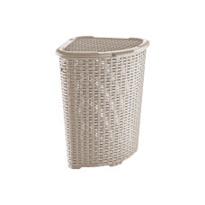 Кошик для білизни ротанг з кришкою 52л Dunya Plastik (05005)