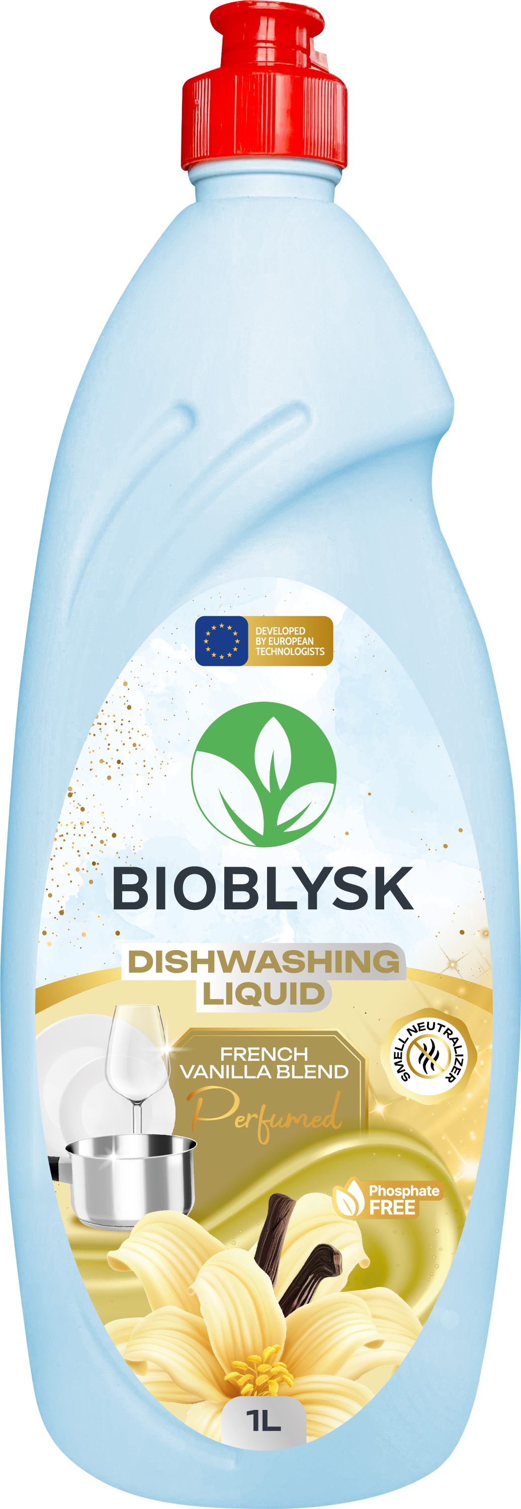 Засіб для миття посуду парфумований ʼʼFrench Vanilla Blend’’ BioBlysk 1 л