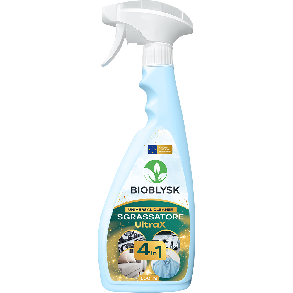 Засіб для чищення універсальний Sgrassatore 4 в 1 ʼʼUltraXʼʼ BioBlysk 500 мл