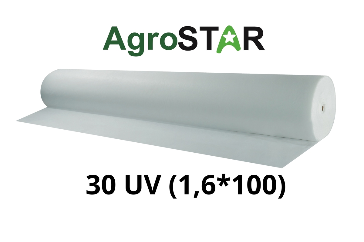 Агроволокно"AgroStar"30 UV біле(1,6*10)