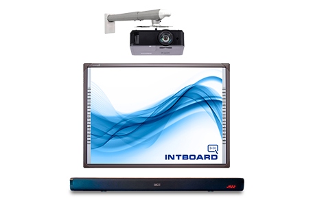 Комплект по МОН інтерактивна дошка INTBOARD +короткофокусний проєктор +акустична система +доставка та монтаж