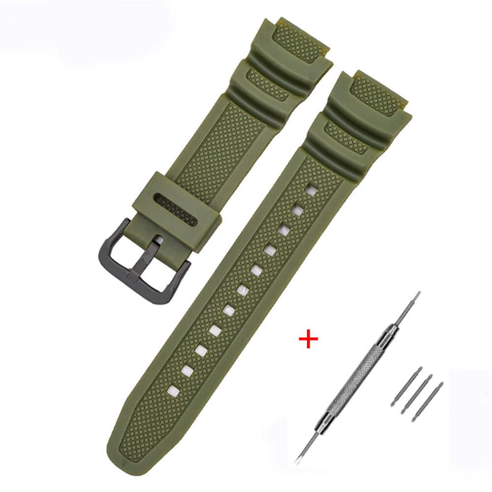 Ремінець для Casio G-Shock AE-1000/1200 Army Green SI
