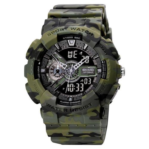 Годинник наручний Skmei 1688 Green-Black Military