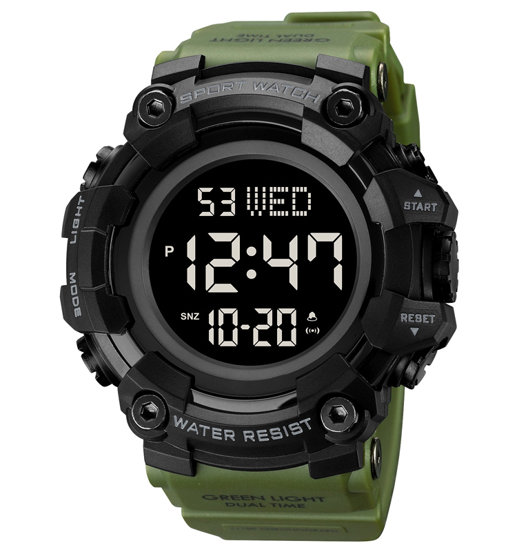 Годинник наручний Skmei 1968 Military-Black