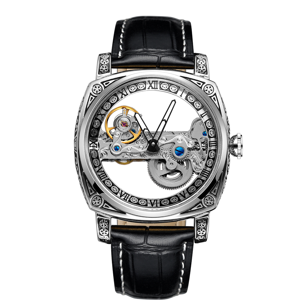Годинник наручний Forsining 8263 Silver