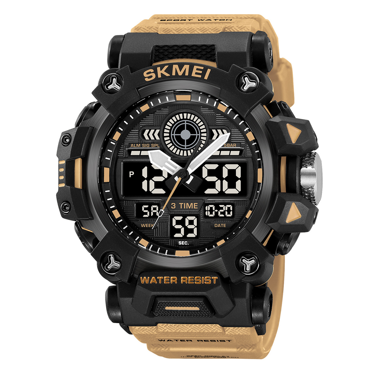 Годинник наручний Skmei 2226KH Khaki