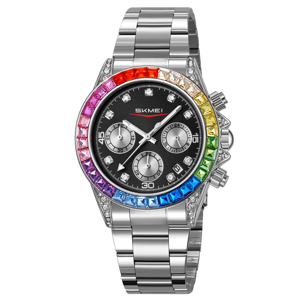 Годинник наручний Skmei 2352SIBK Silver-Black