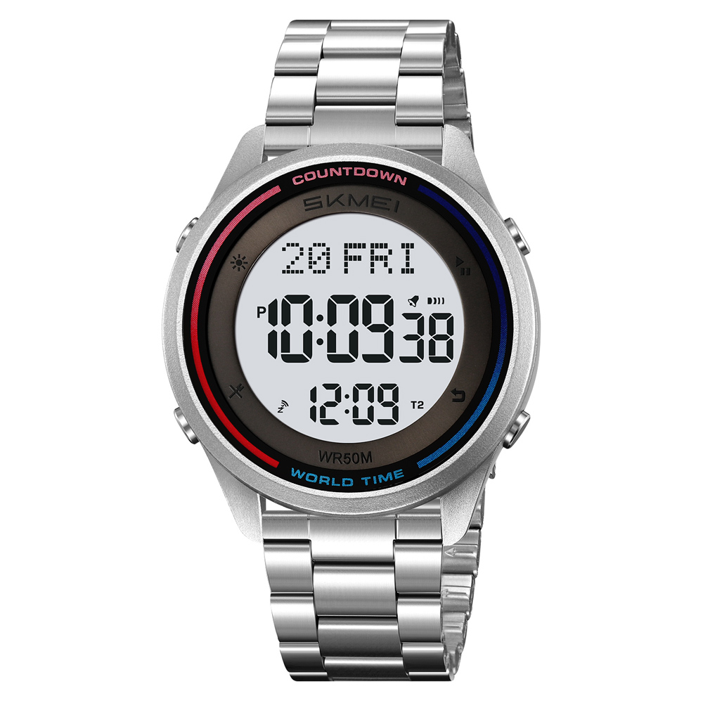 Годинник наручний Skmei 2412SSI Silver Steel