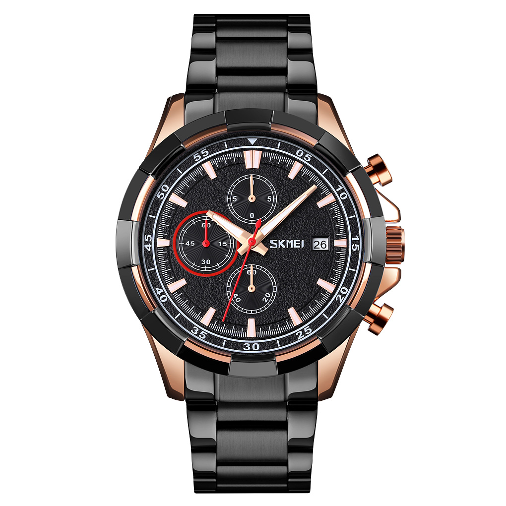 Годинник наручний Skmei 9192RGBK Rose Gold-Black