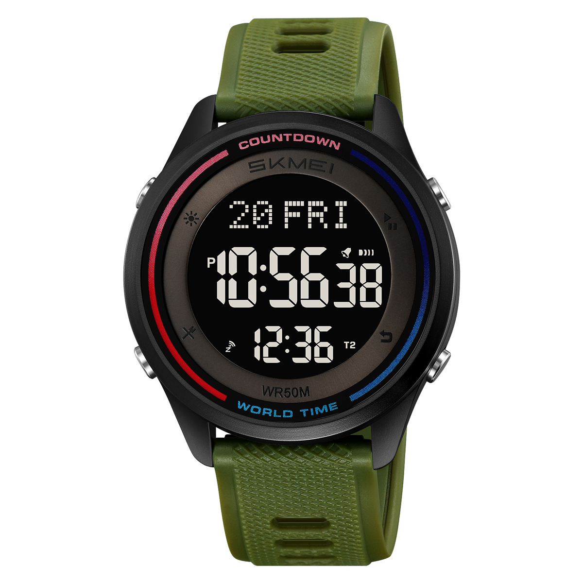 Годинник наручний Skmei 2348AG Army Green