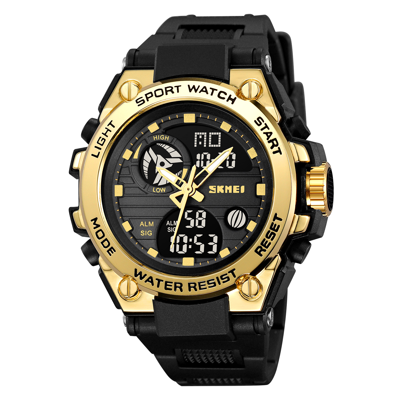 Годинник наручний Skmei 2360BKGD Black-Gold