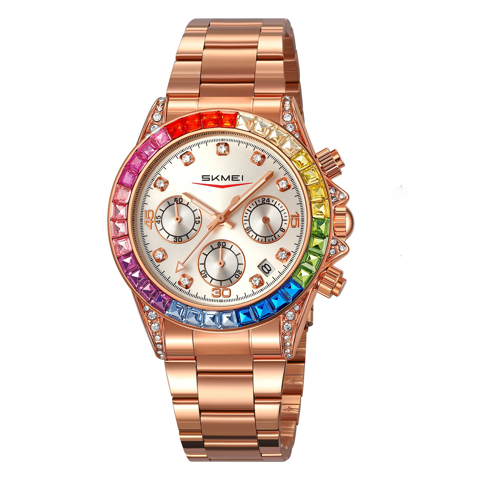 Годинник наручний Skmei 2352RGSI Rose Gold-Silver