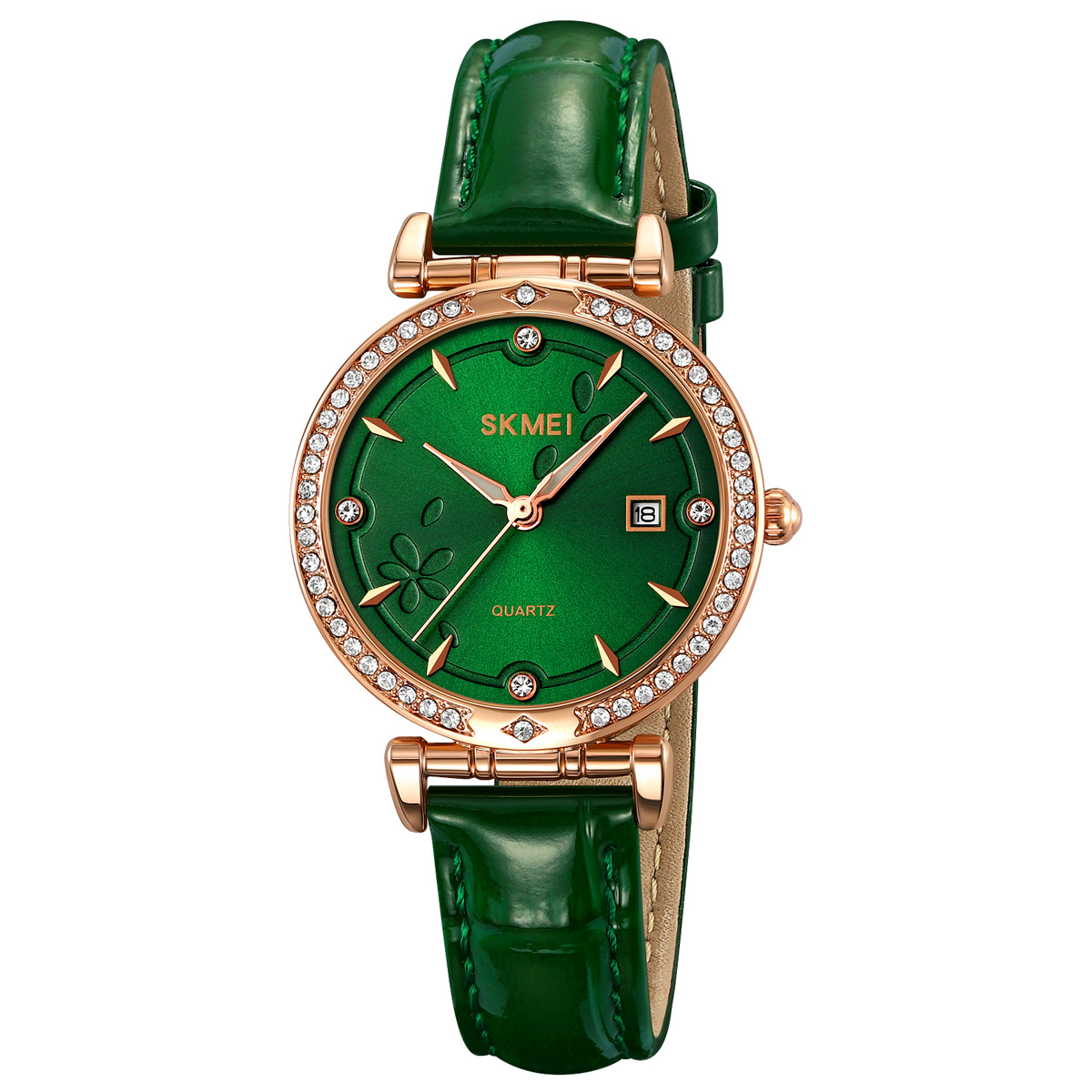 Годинник наручний Skmei 2169RGGN Rose Gold-Green