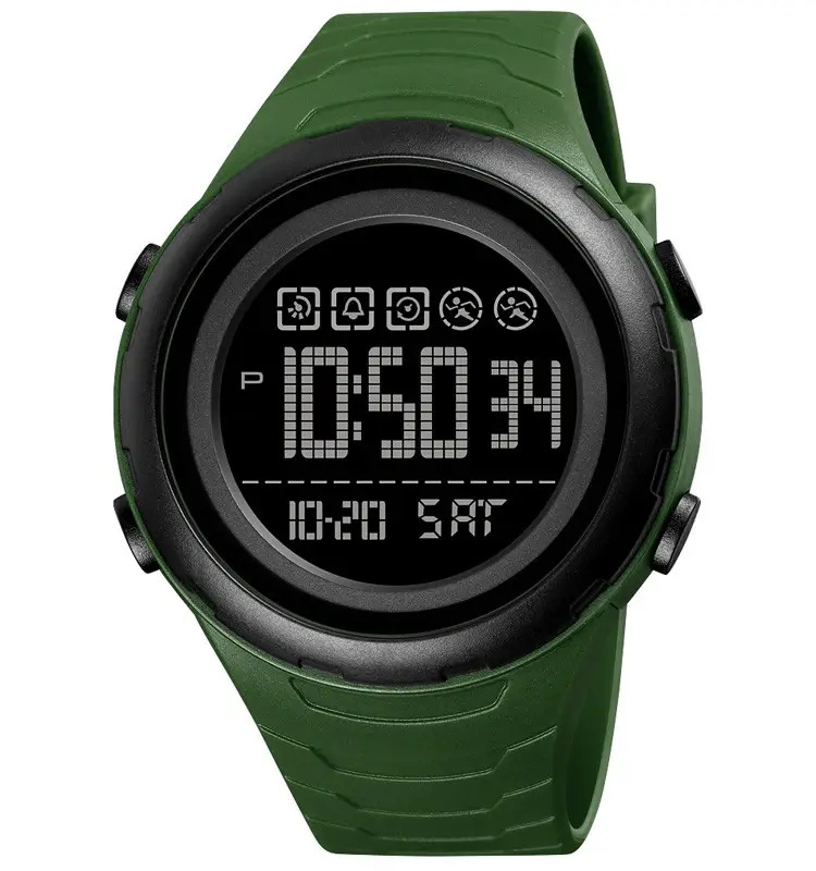 Годинник наручний Skmei 1674AGBK Army Green-black