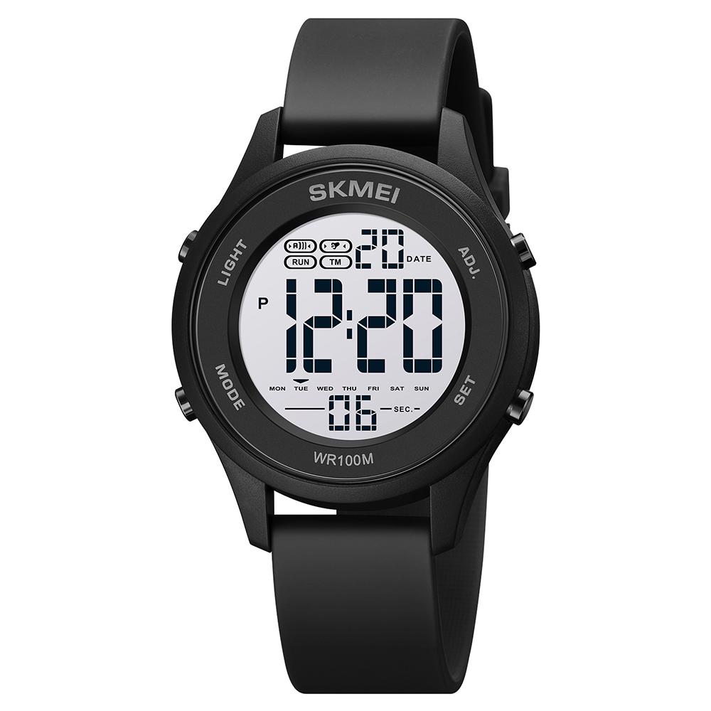 Годинник наручний Skmei 1758BKBKWT Black Black White