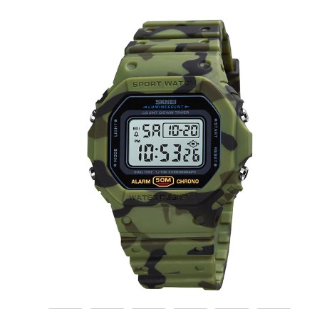 Годинник наручний Skmei 1628CMGN Camo Green