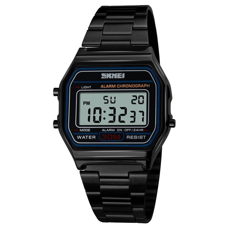 Годинник наручний Skmei 1123BK Black