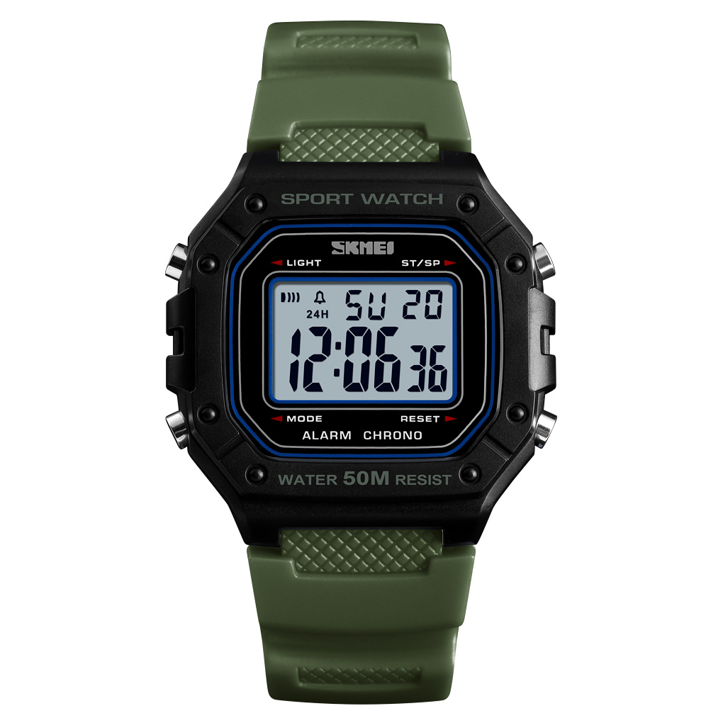 Годинник наручний Skmei 1496AG Army Green