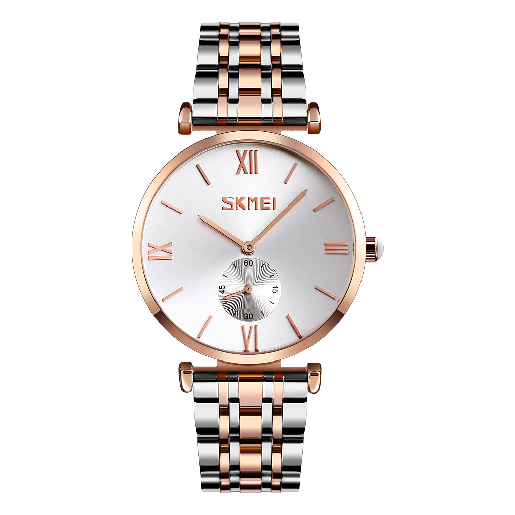 Годинник наручний Skmei 9198TRGSI-B Rose Gold-Silver/Silver MenMen