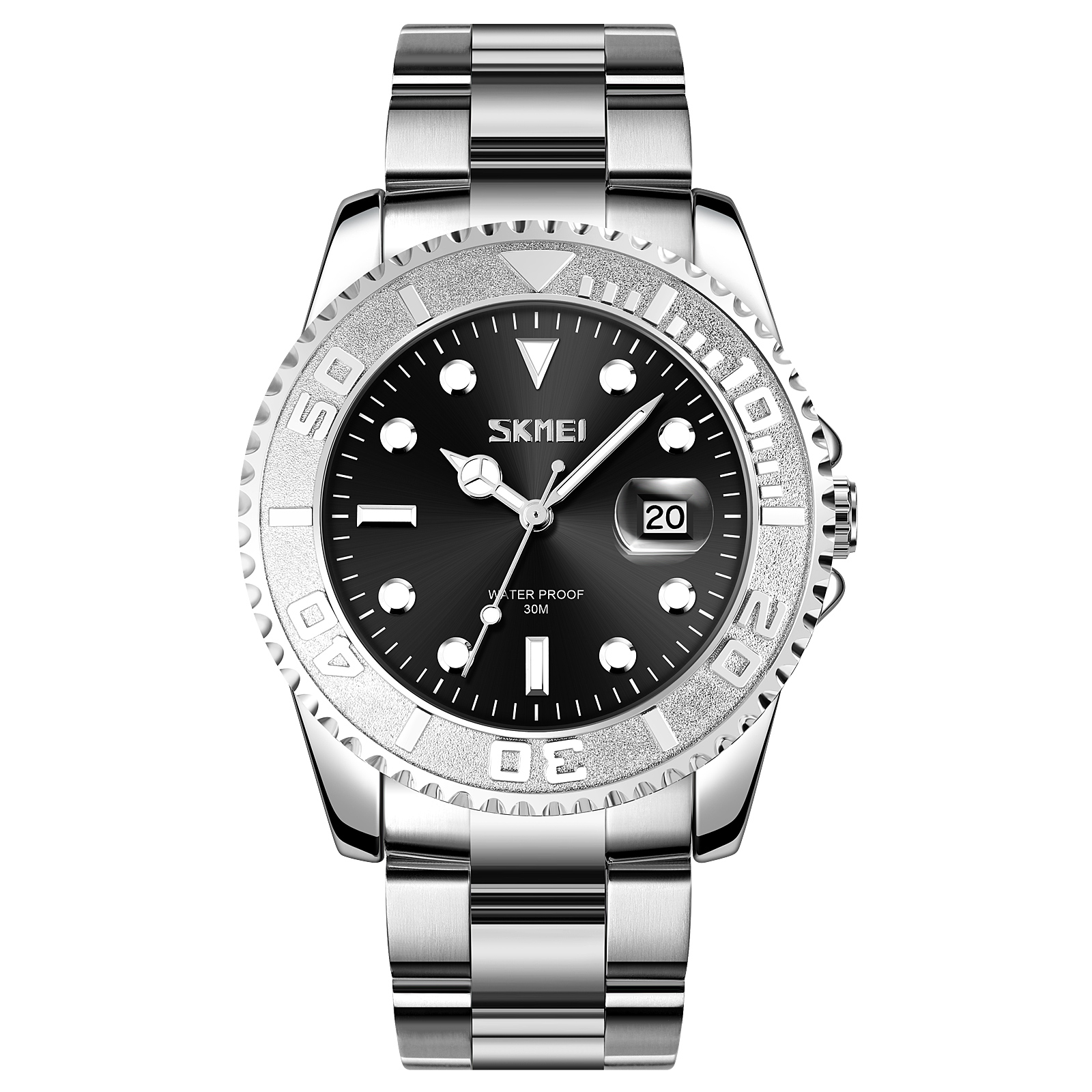 Skmei 9295SIBK Silver-Black STOPPED SALE