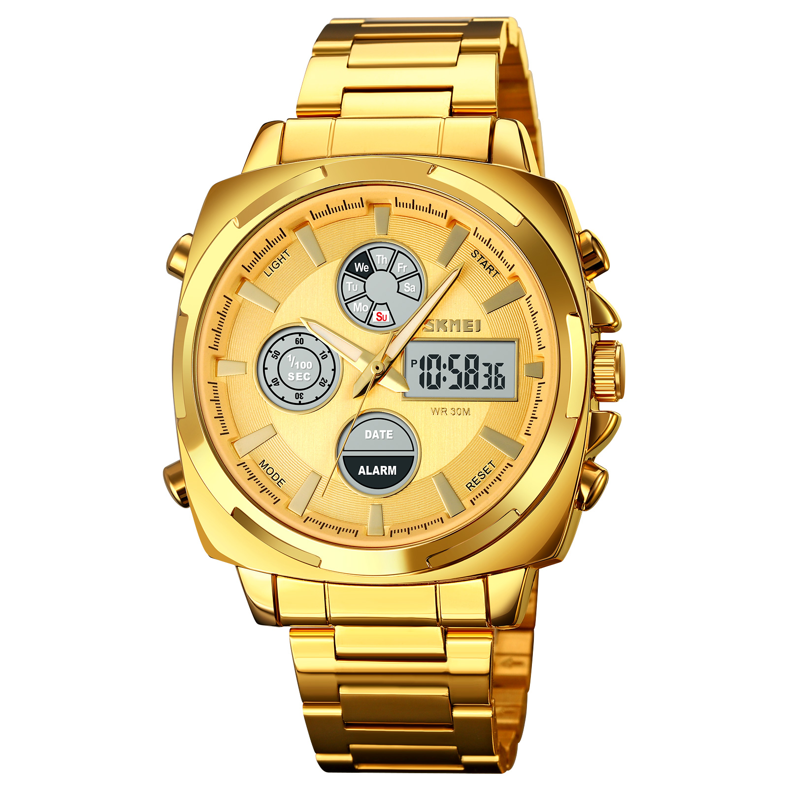 Годинник наручний Skmei 1673GDGD Gold-Gold