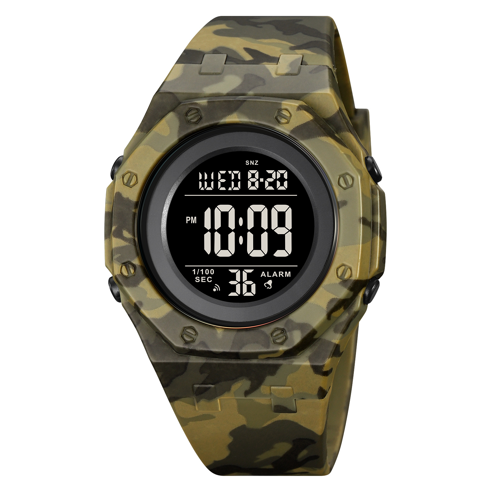 Годинник наручний Skmei 2048CMGN Army Green Camo