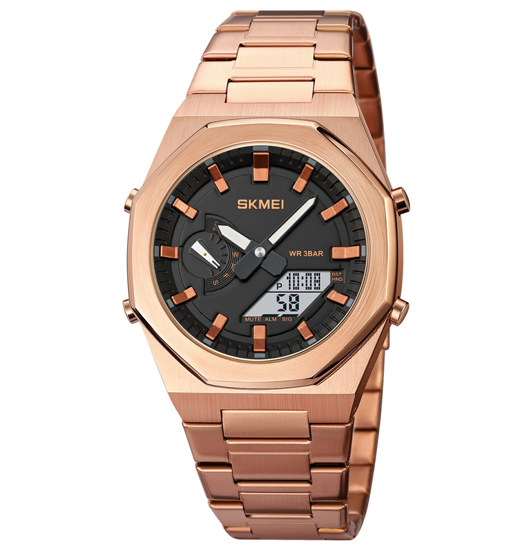 Годинник наручний Skmei 1816RGWT Rose Gold-White