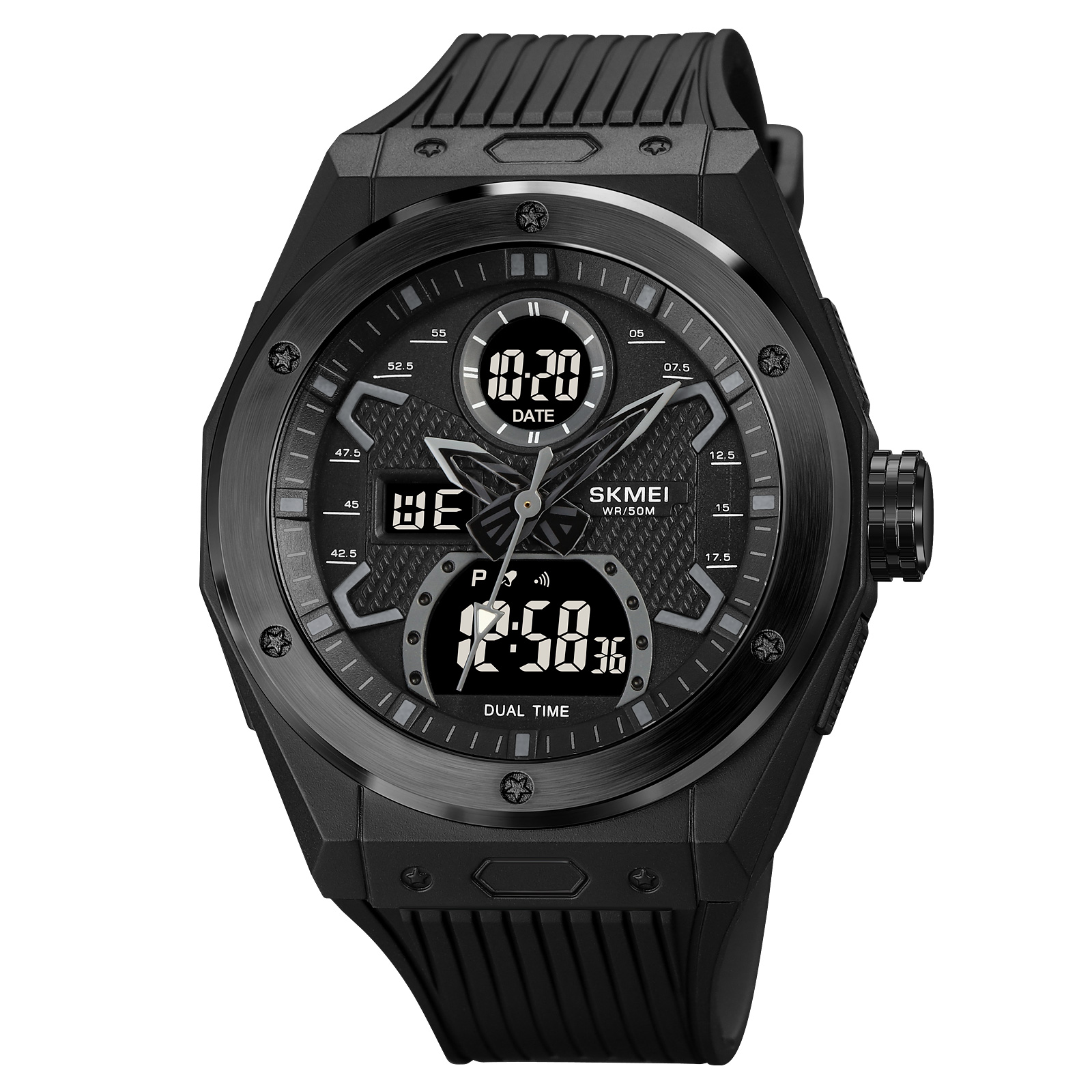 Годинник наручний Skmei 2013BKBK Black-Black