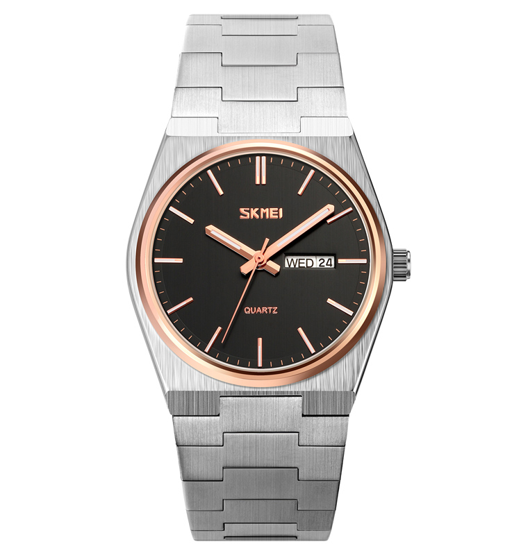 Годинник наручний Skmei 9288SIRGBK Silver-Rose Gold-Black