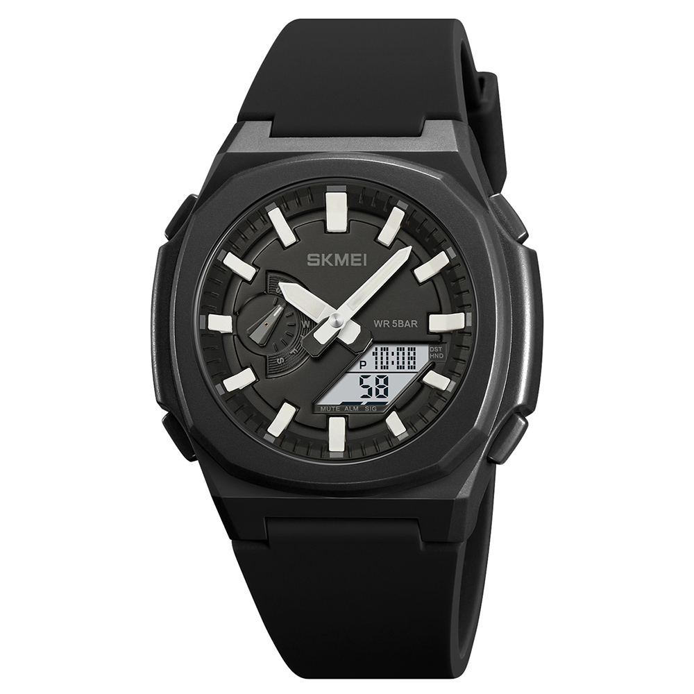 Годинник наручний Skmei 2091BKWTWT Black-White White