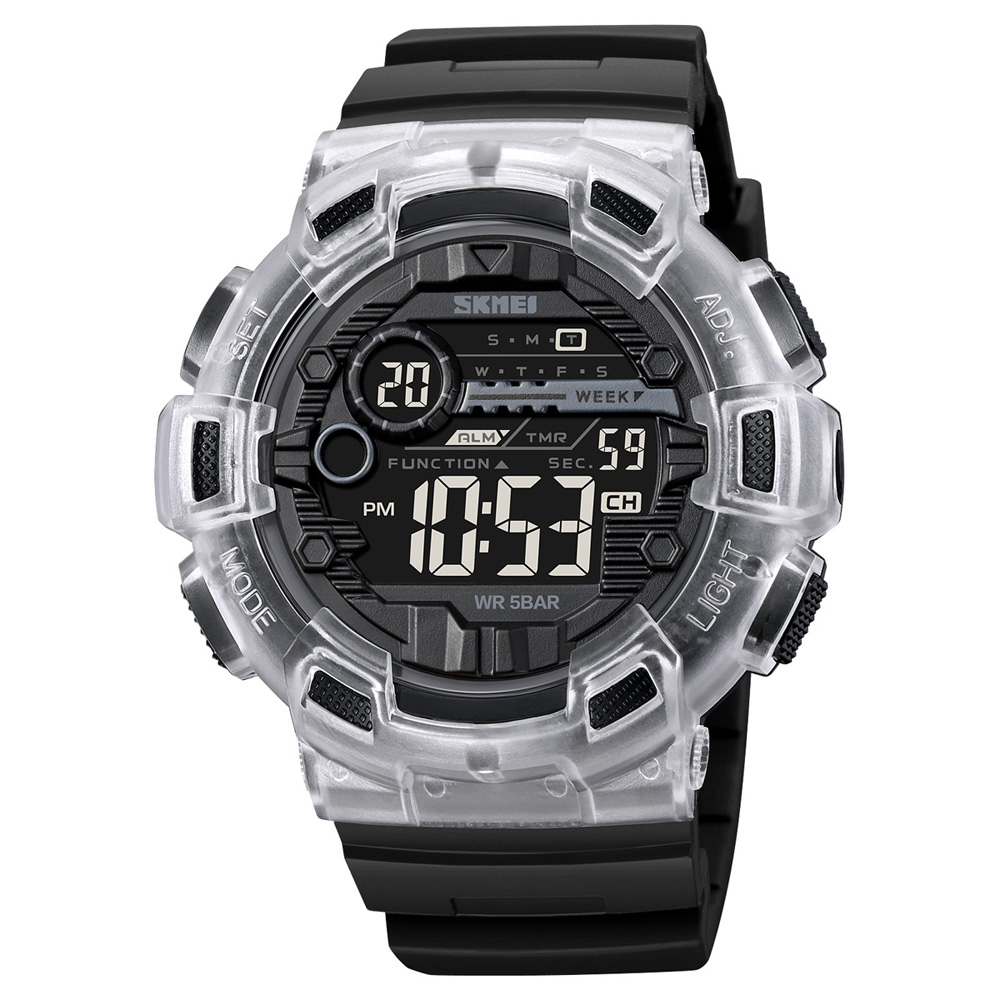 Годинник наручний Skmei 2110BKWT Black-White