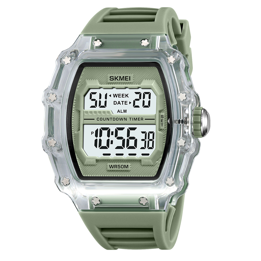 Годинник наручний Skmei 2296WTGN White-Green