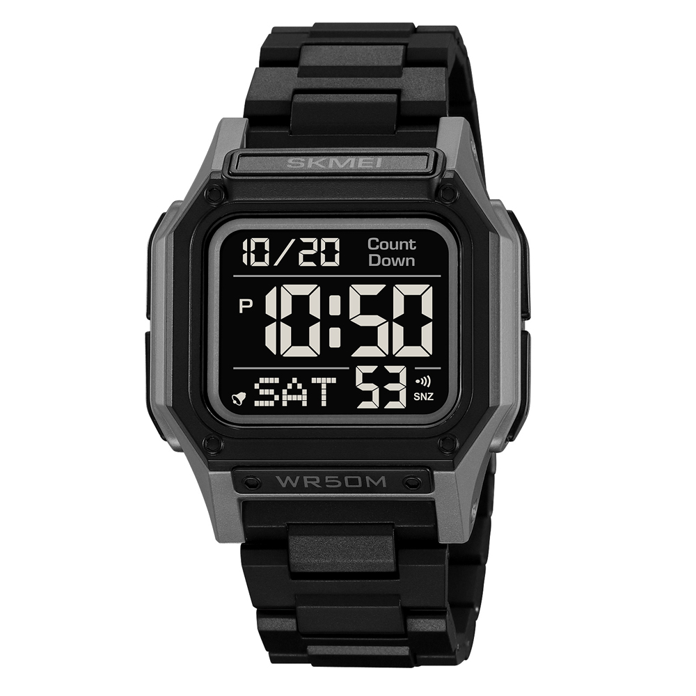 Годинник наручний Skmei 2264BKGYBK Black-Grey-Black