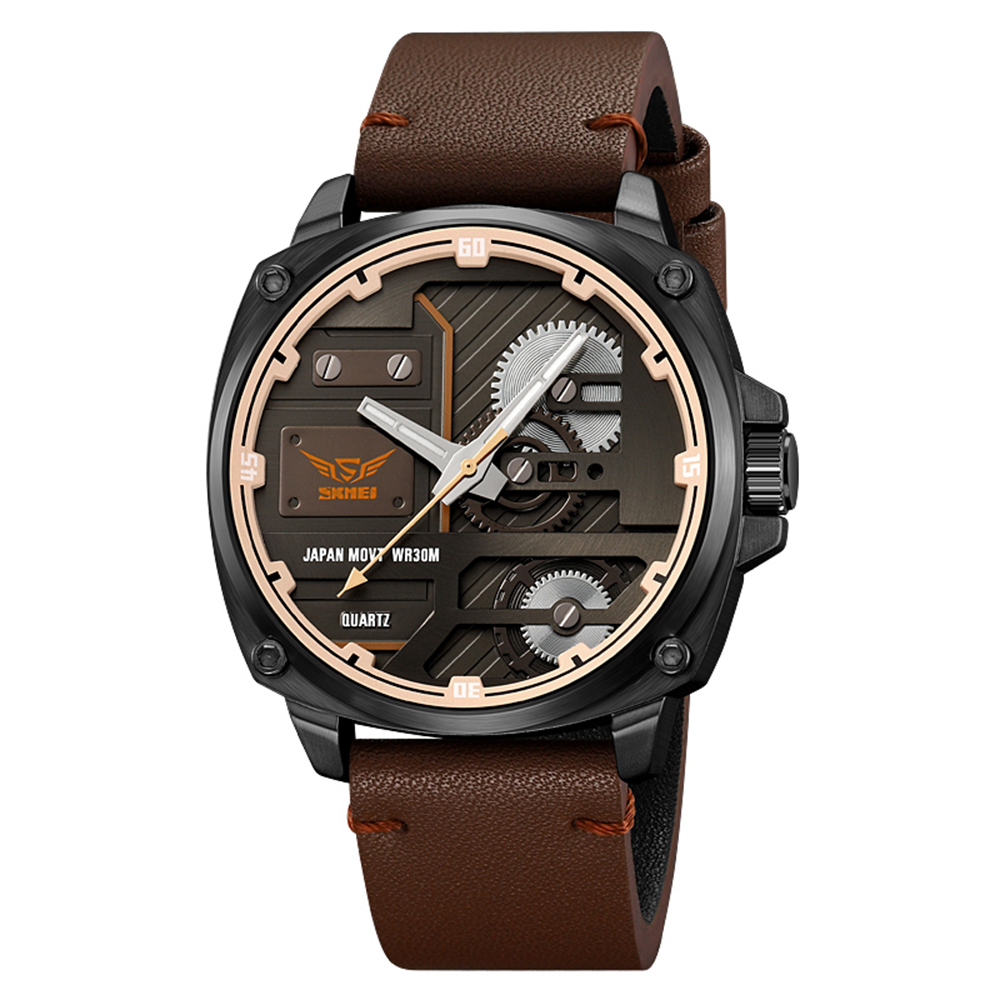 Годинник наручний Skmei 2289BKBN Black-Brown
