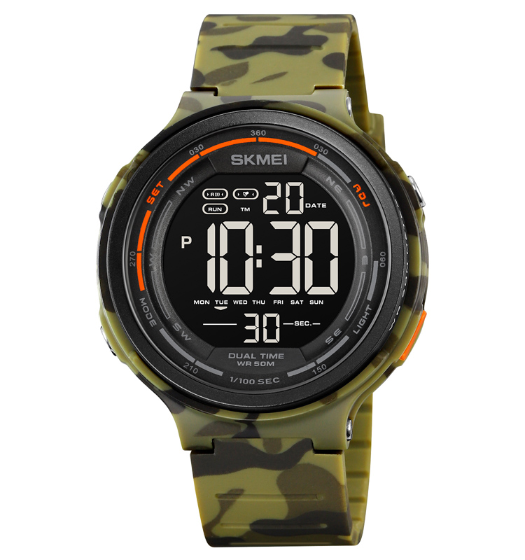 Годинник наручний Skmei 1841CMGN Army Green Camo