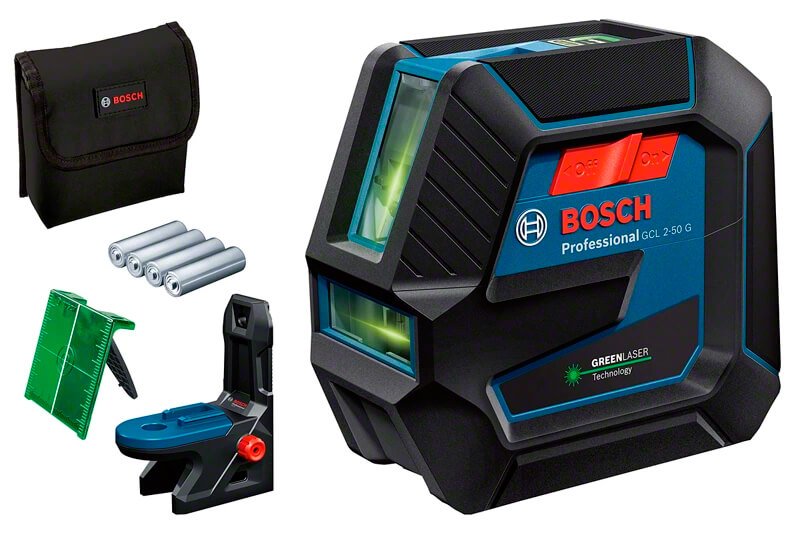 Лазерний нівелір Bosch GCL 2-50 G Professional з тримачем RM 10