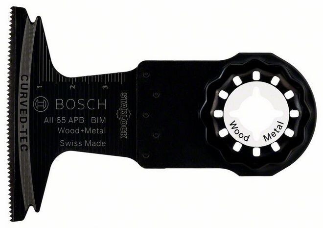 Занурювальне пильне полотно Bosch Starlock BIM AII 65 APB Wood and Metal