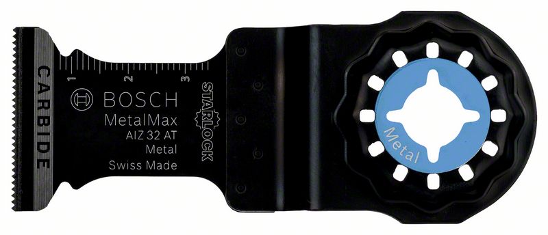 Занурювальне пильне полотно Bosch Starlock Carbide AIZ 32 AT Metal