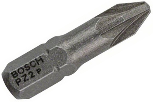 Бита Bosch Extra-Hart PZ2, 25 мм, 100 шт