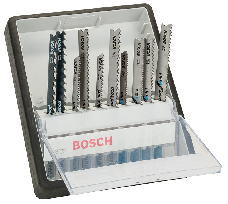 Набір пилок Bosch Robust Line Wood and Metal, 10 шт