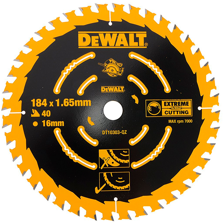 Пильний диск DeWALT DT10303, 184х16 мм