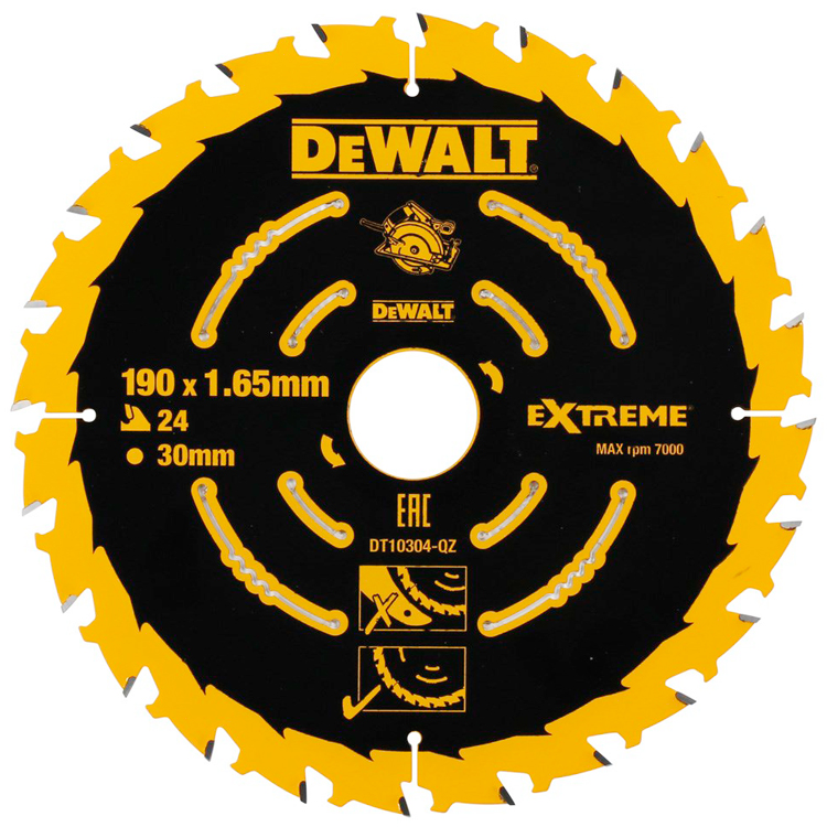 Пильний диск DeWALT DT10304, 190х30 мм