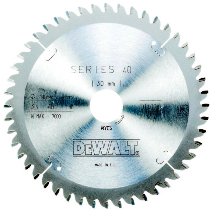 Пильний диск DeWALT DT4094, 190х30 мм