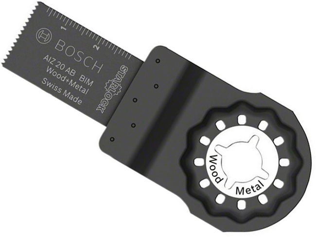 Занурювальне пильне полотно Bosch Starlock BIM AIZ 20 AB Wood and Metal